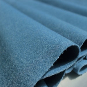 100% Pure Wool Double-Sided Cashmere Fabric, Double-Sided Woolen Coat Fabric, High-Quality Wool Fabric, By The Half Yard