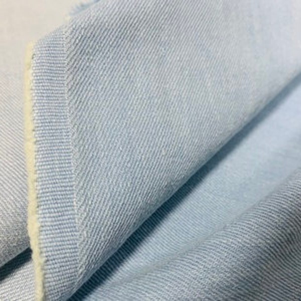 Tissu denim vintage, tissu denim nostalgique lavé, tissu denim de coton, mètre carré