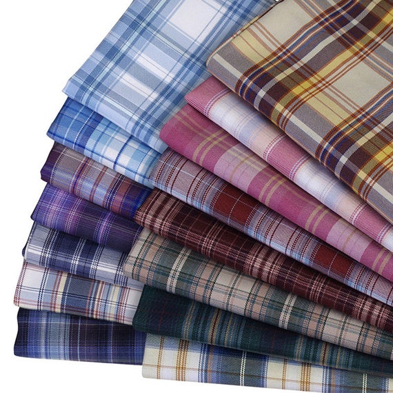 Plaid skirt fabric cheap