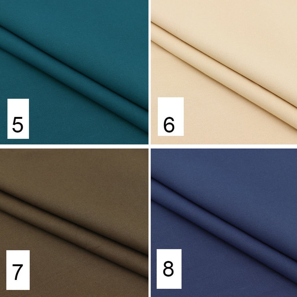 10 OZ Canvas Fabric Colored Canvas Fabric Cotton Canvas Etsy