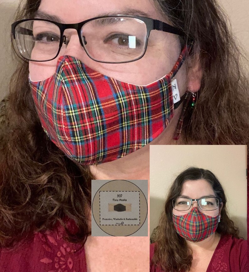 Eyeglass wearers mask 4EW Unisex/Made in USA/Handmade Etsy