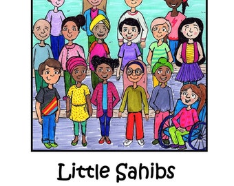 Little Sahibs at School Version 2 Colouring Book- Diverse Kids