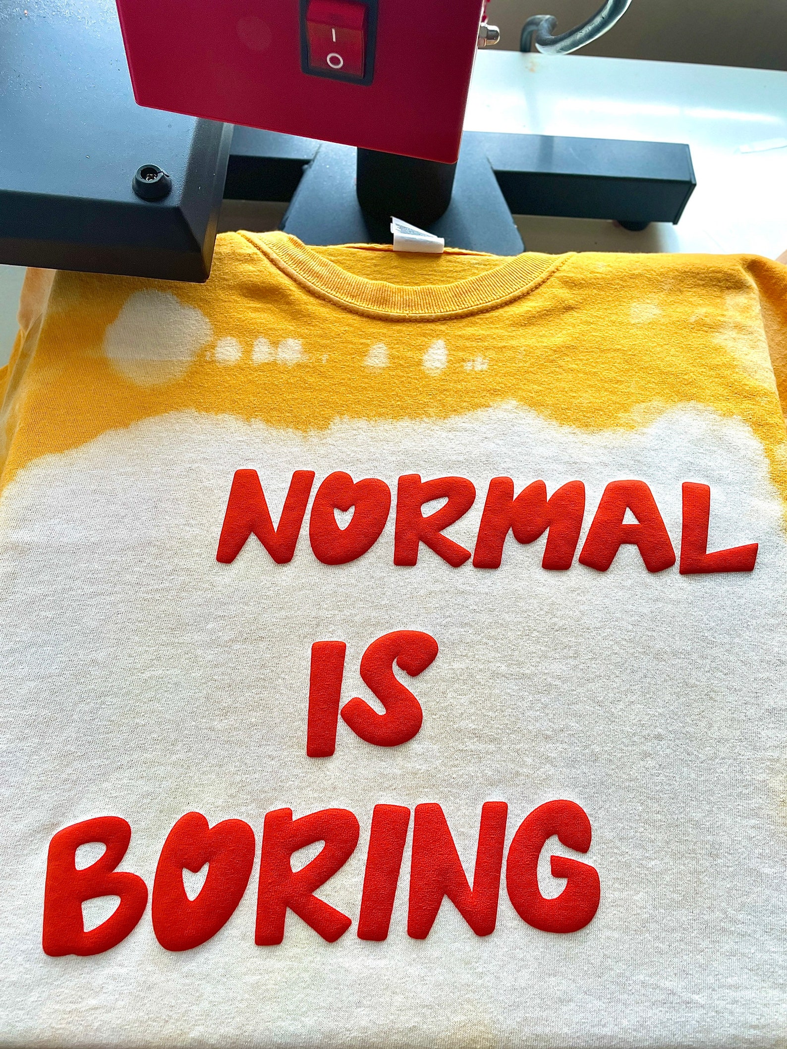 being normal is boring shirt
