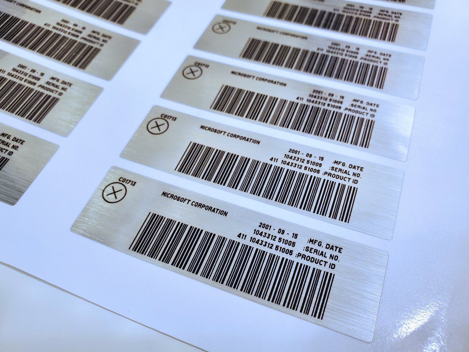 Original Xbox Replacement Back Stickers / Security / Warranty Etsy