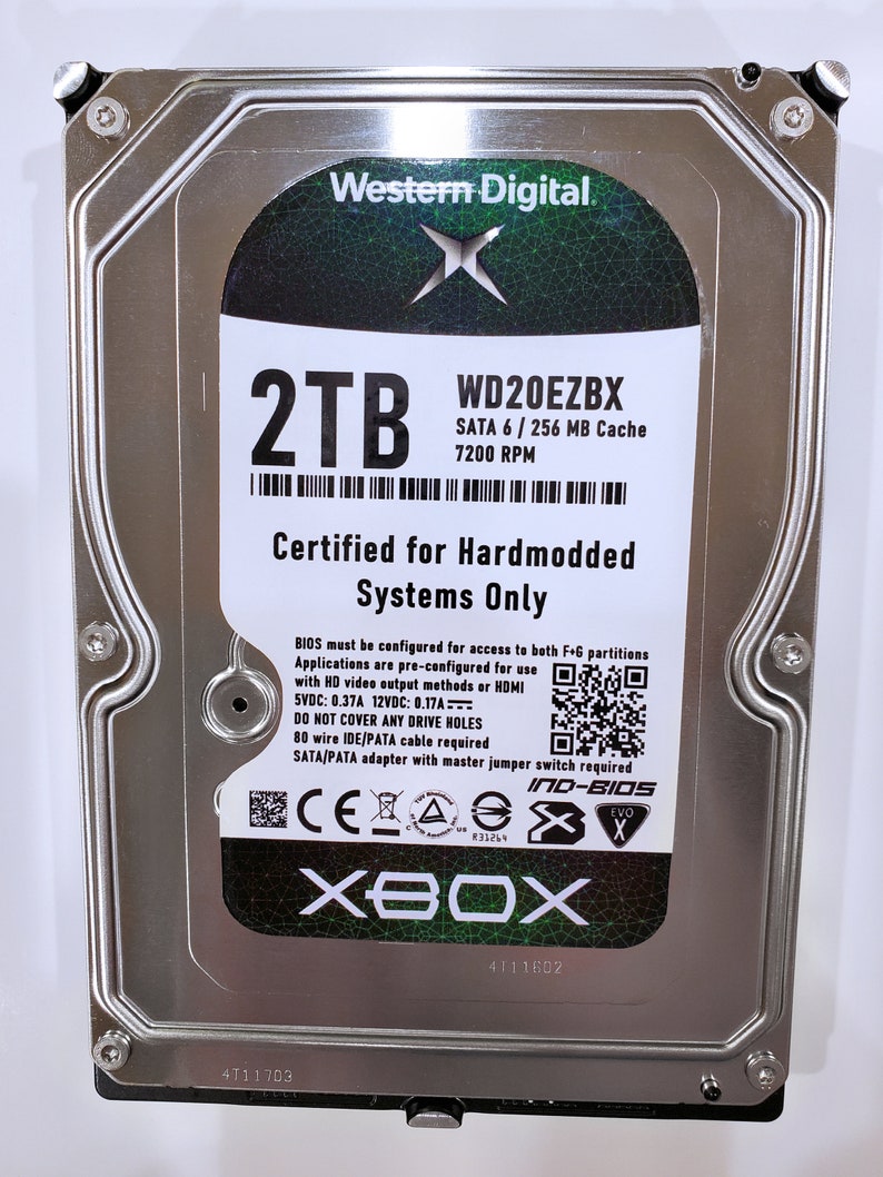 Original Xbox SATA Hard Drive Mod Upgrade Kit 3 Pieces Etsy UK