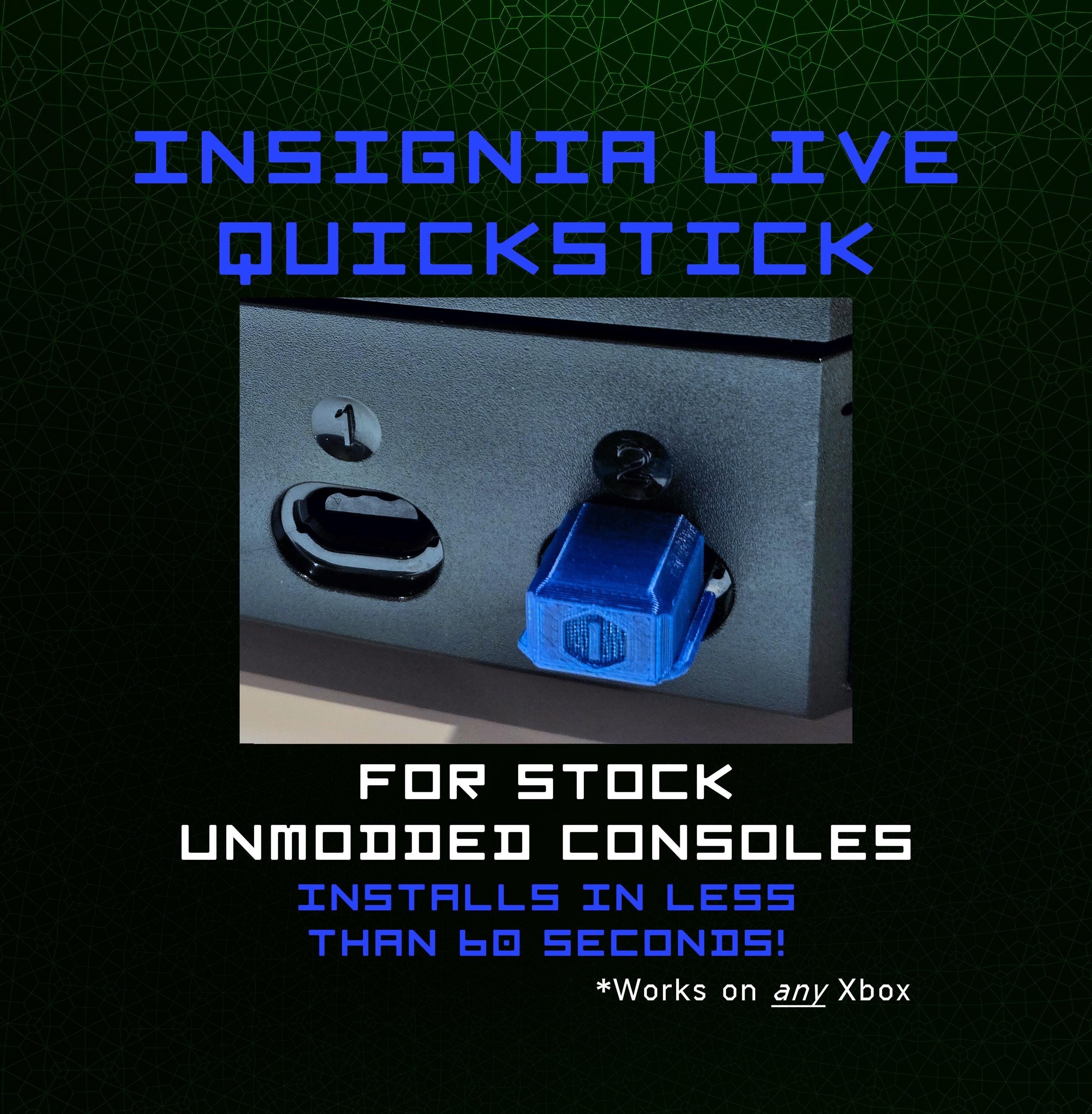 Xbox Live Insignia QuickStick - 標準 Xbox コンソール用登録アプリ 