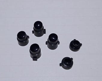 Botones XYAB de repuesto originales de Xbox para el control tipo S (color negro personalizado)