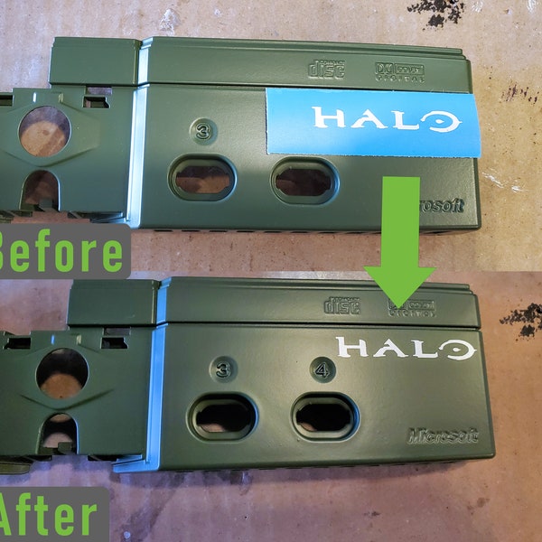 Halo Stencil For Custom Original Xbox Painting 4 Pack
