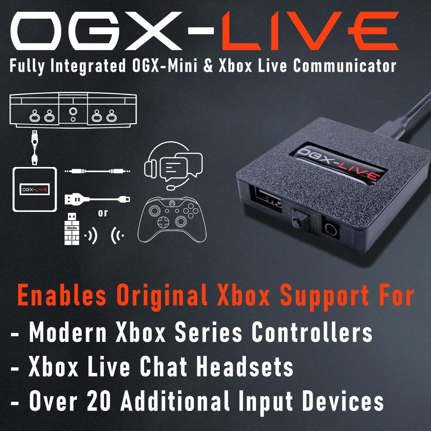 OGX-LIVE Modern Controller Adapter and Communicator for the Original Xbox
