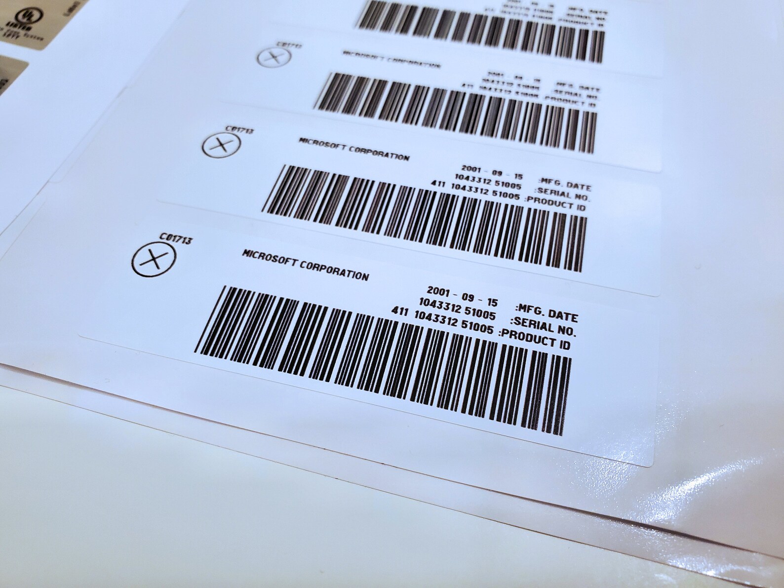 Original Xbox Replacement Back Stickers / Security / Warranty Etsy