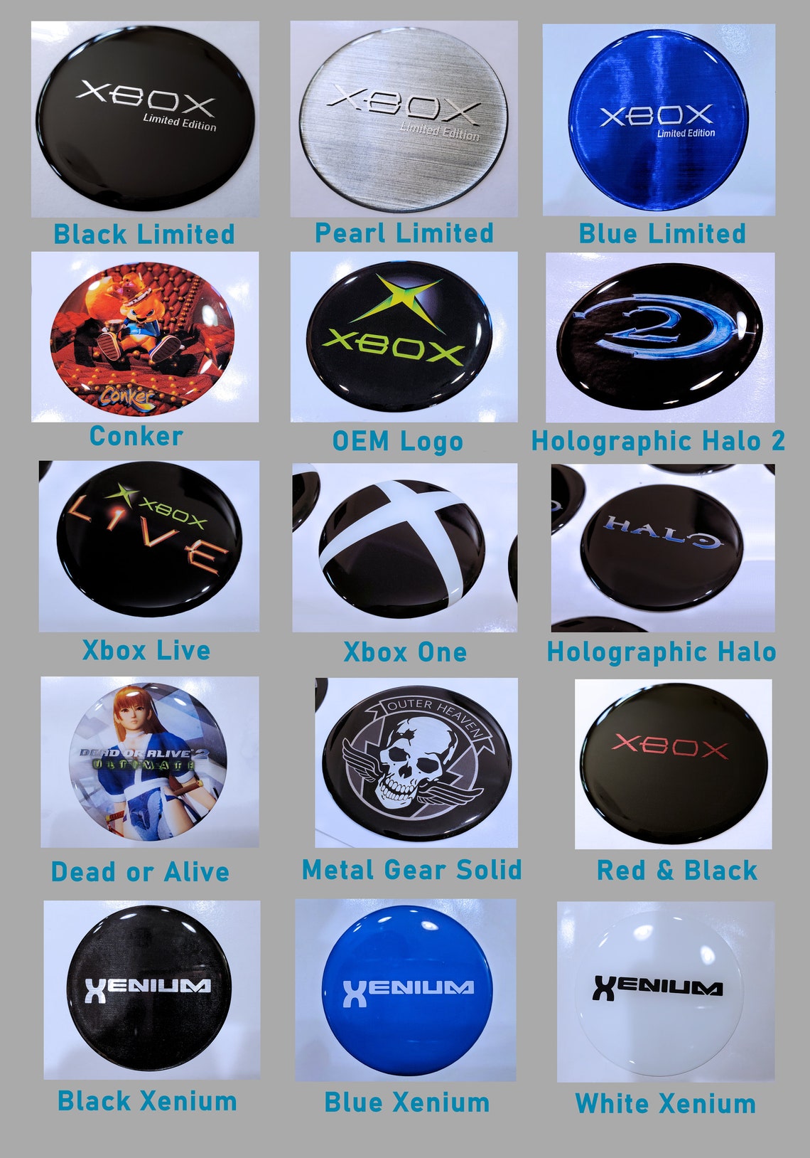 Original Xbox Replacement Jewel Varieties Console Etsy