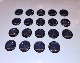 Calcomanía de botón Insignia Live Mini