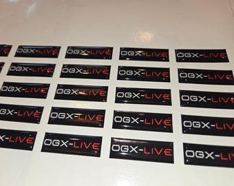 Calcomanía epoxi OGX-LIVE