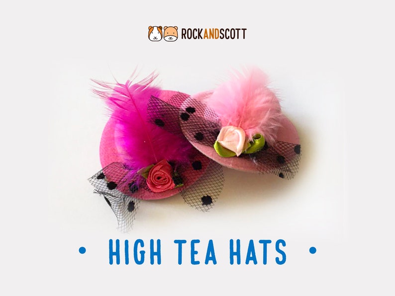 Guinea Pig High Tea Hats Hats for Hamsters Rats Etsy