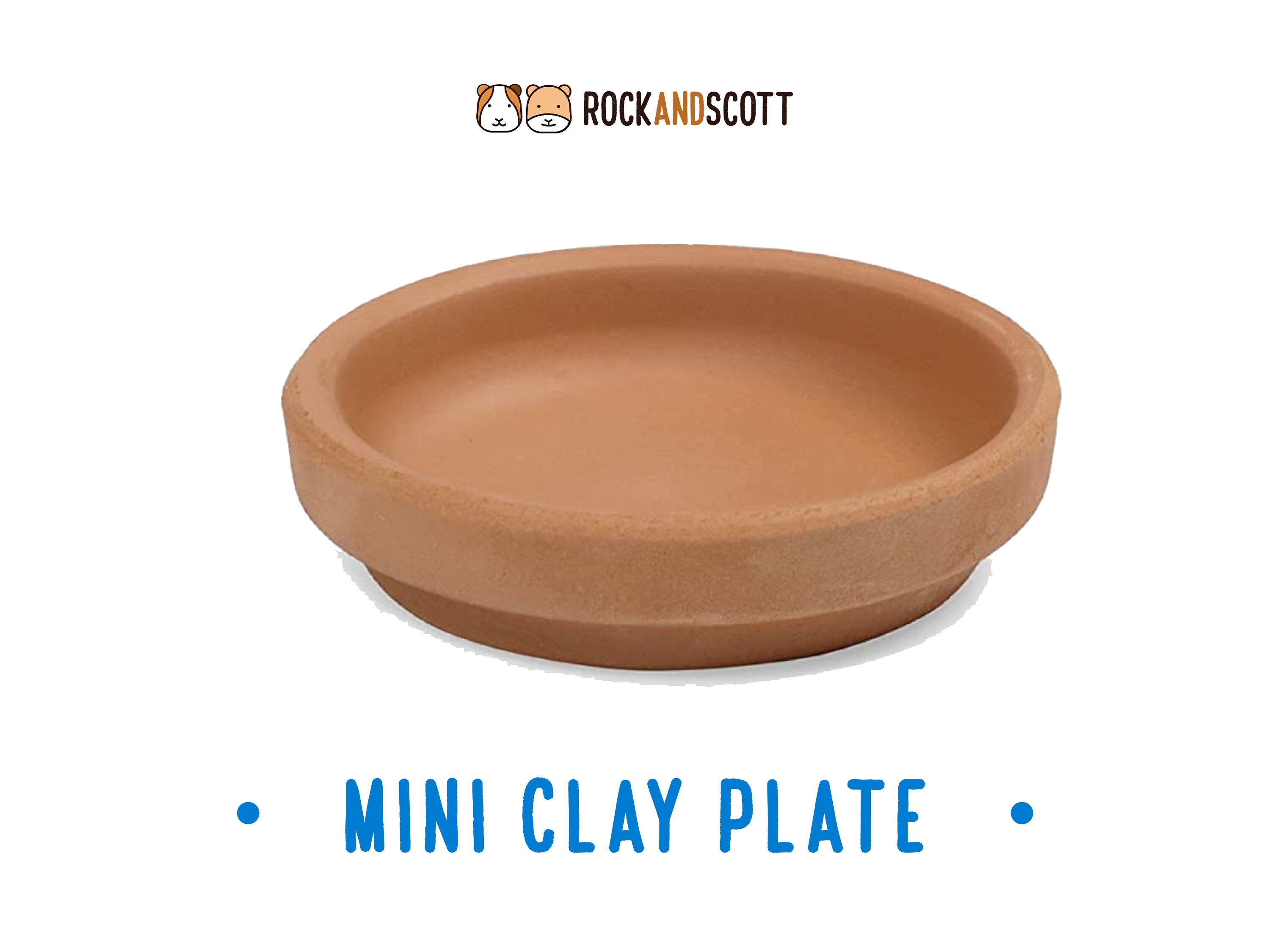 Mini Terra Cotta Clay Bowl for hamsters and hedgehogs – Rock And Scott