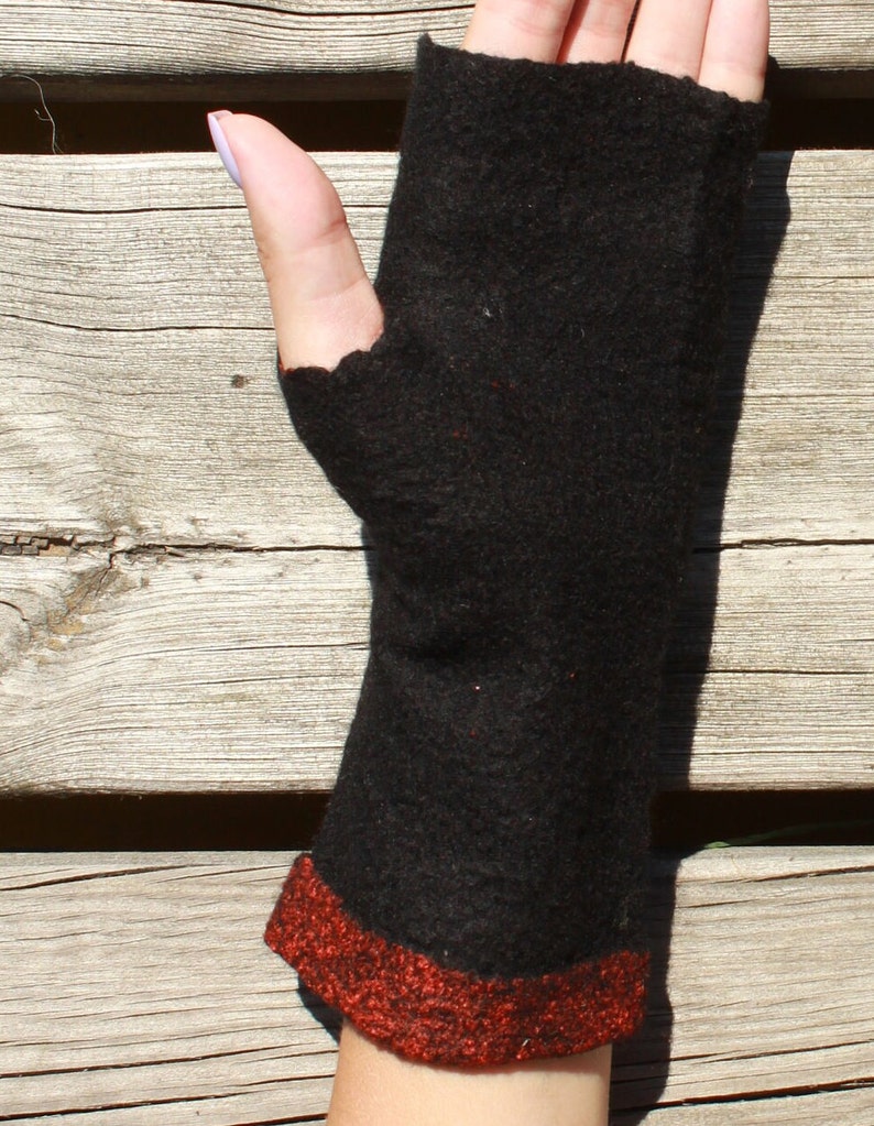 These wool hand warmers are entirely crafted by hand, infused with love and care. Woolen arm warmers are soft and gentle for your hands.