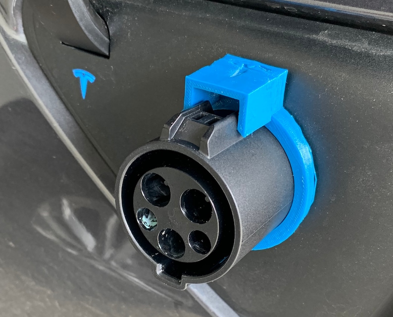 J1772 Charger Adapter Lock for Tesla Model 3 or Y Multiple Etsy