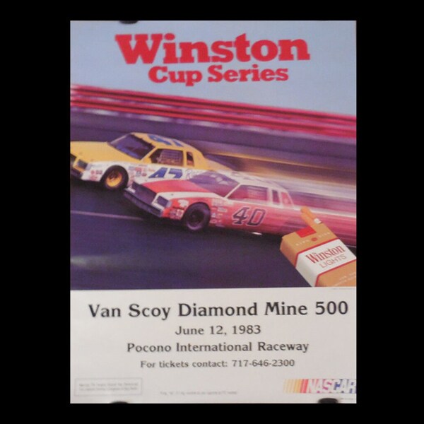 Pocono Raceway Poster Bobby Allison Poster - Etsy