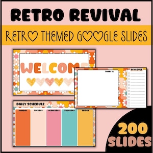 Retro Revival-Agenda Google Slides & Power Point Template