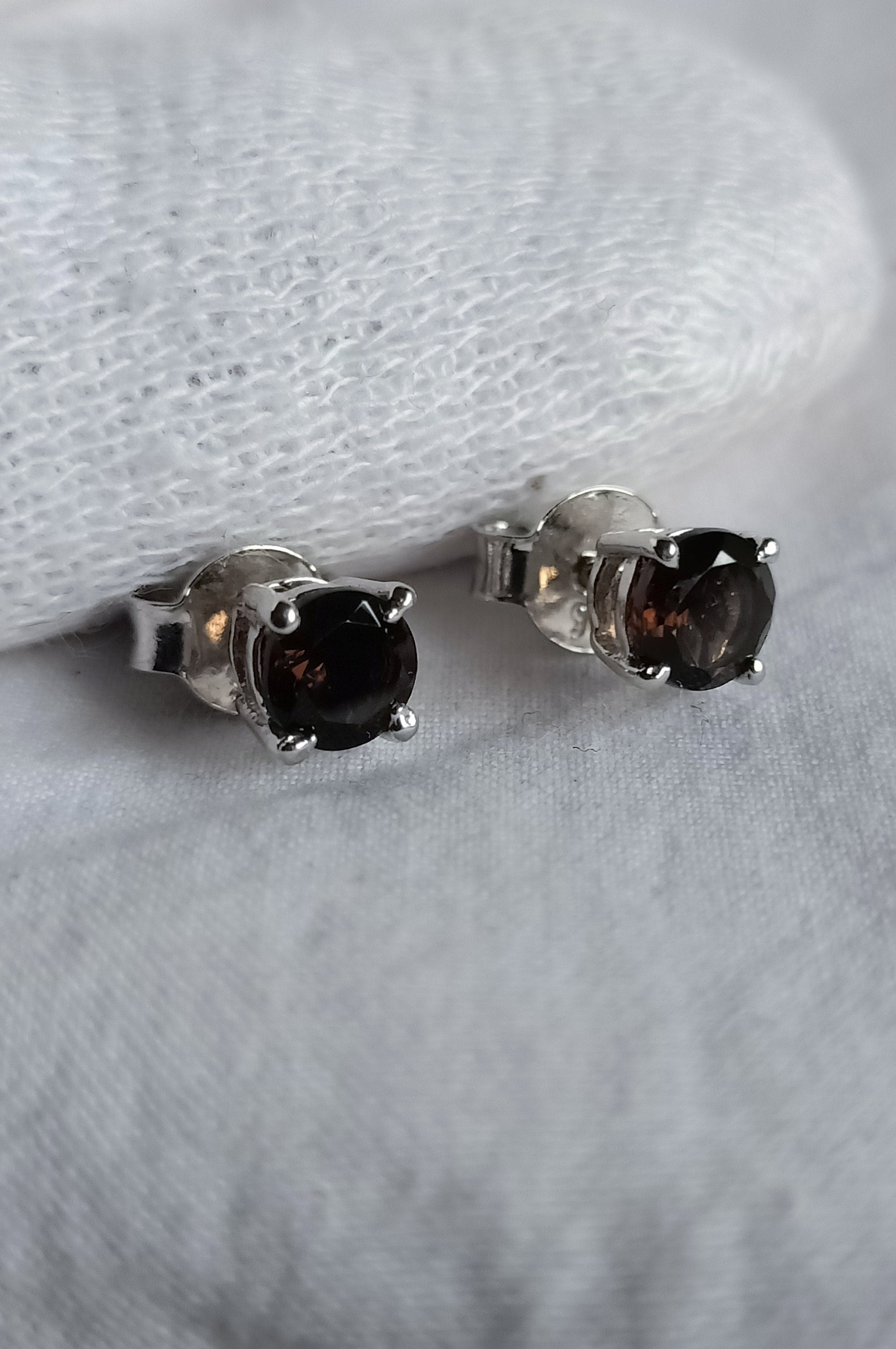 Ohrringe Ohrstecker 925 Sterling Silber Mit Teufelsherz-2073xx