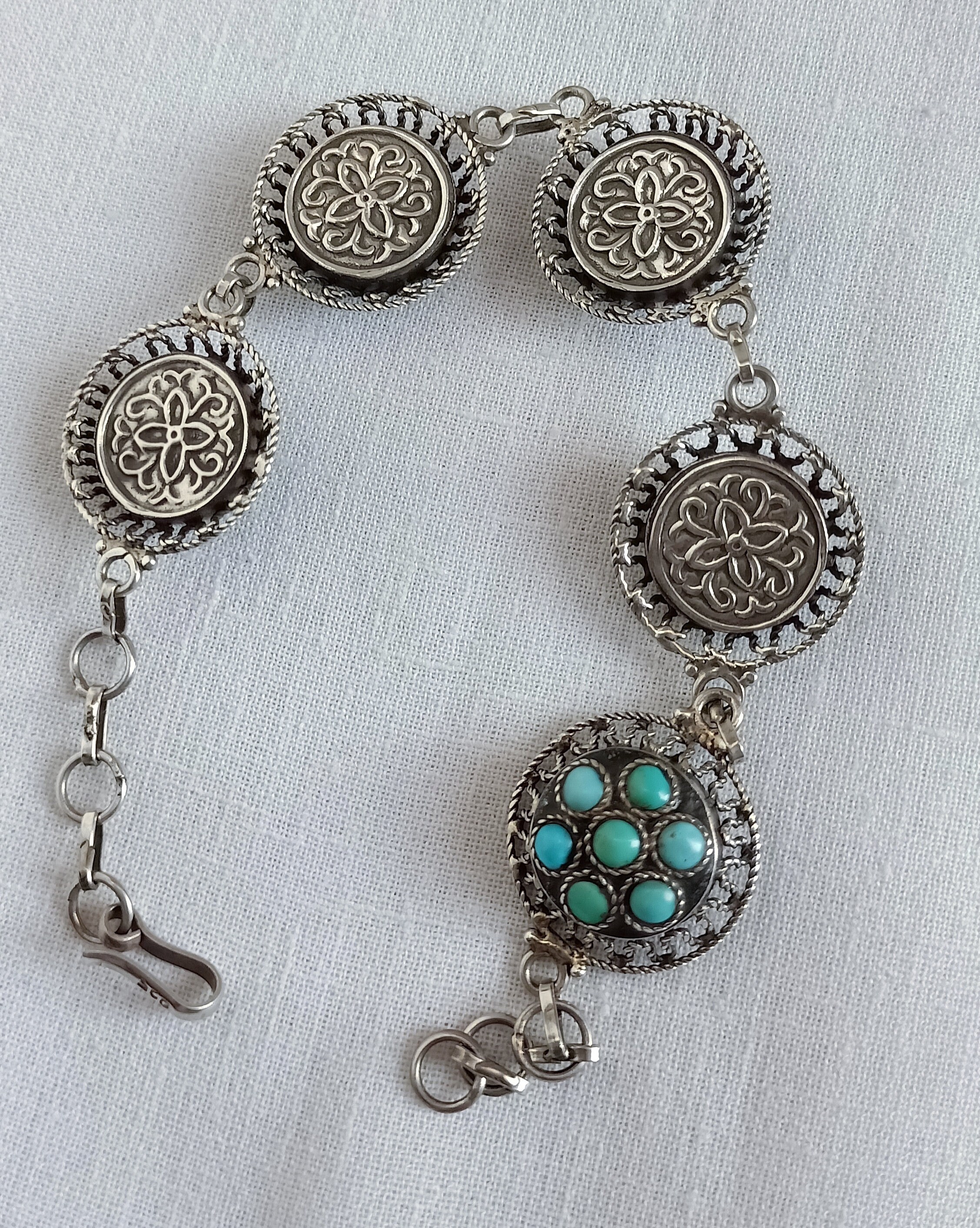 Tibetan Turquoise Bracelet, Vintage Gemstone Bracelet, 92.5 Sterling Silver Bracelet, Handmade Turquoise Bracelet From Tibet, Gift for Her - Etsy Tibetan Turquoise Bracelet, Vintage Gemstone Bracelet, 92.5 Sterling Silver Bracelet, Handmade Turquoise Bracelet From Tibet, Gift for Her - Etsy