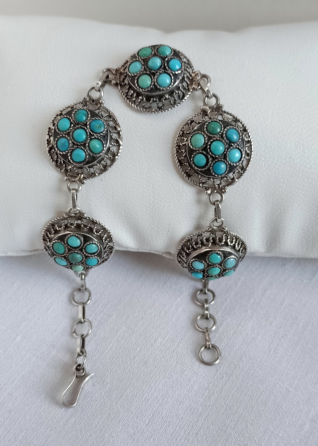 Tibetan Turquoise Bracelet, Vintage Gemstone Bracelet, 92.5 Sterling Silver Bracelet, Handmade Turquoise Bracelet From Tibet, Gift for Her - Etsy Tibetan Turquoise Bracelet, Vintage Gemstone Bracelet, 92.5 Sterling Silver Bracelet, Handmade Turquoise Bracelet From Tibet, Gift for Her - Etsy