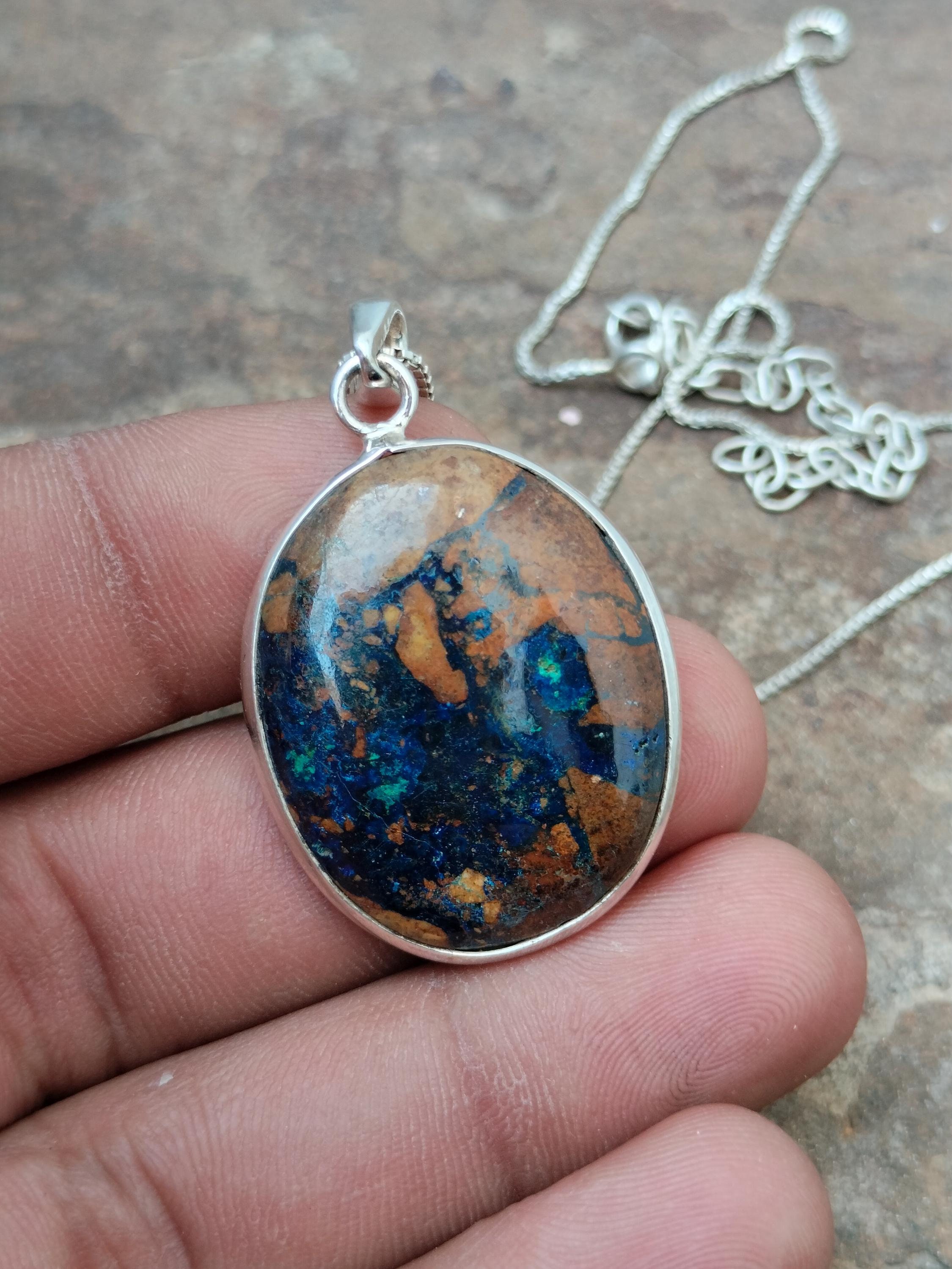 Collier superposé Formentera en sodalite et argent