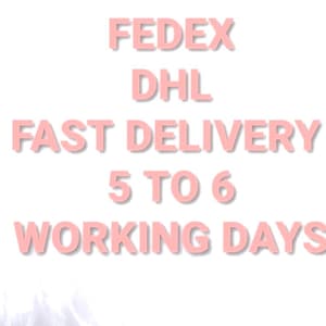 Fast express service within 5 to 6 working days