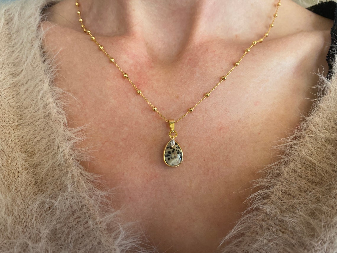 Pendentif Murano Plaqué Or 24 Carats - Collier Artisanal Unique - Atelier Lunaire