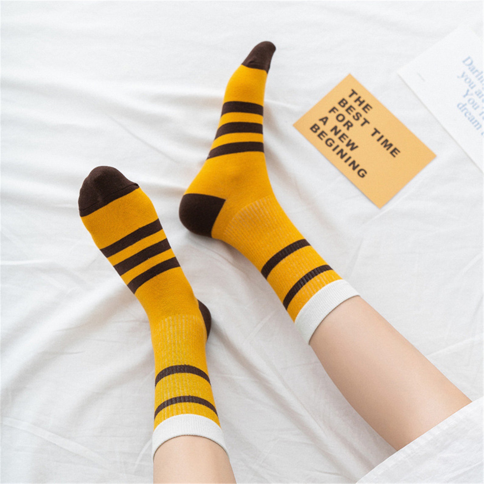 Retro Stripes Sports Socks Breathable Cotton Socks Adult | Etsy UK