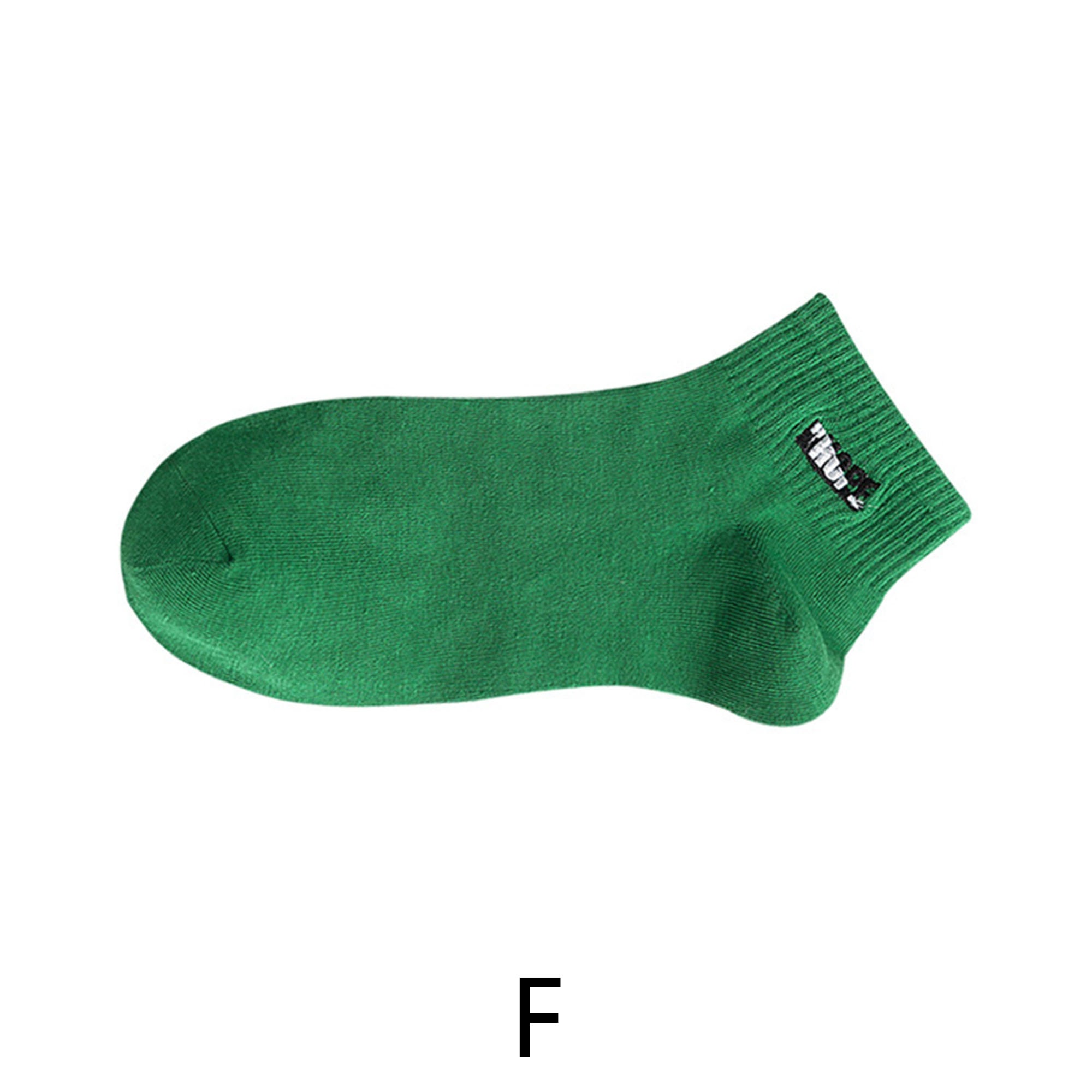 Letter Embroidery Low Cut Socks Simple Low Cut Socks Thin Etsy