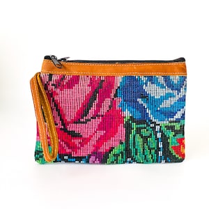 Huipil clutch / wristlet