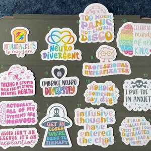 Mental Health & Neuro-Diversity Stickers