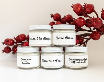 Holiday 2 oz soy wax candles / gift