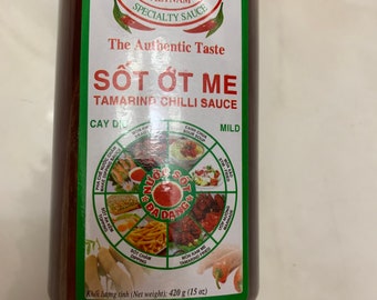 Dasavi tamarind Chilli sauce mild sot ot me banh trang tron 15oz