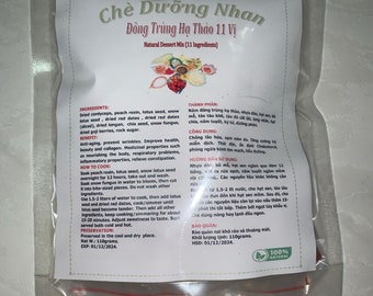 Che duong nhan dong Trung Ha Thao natural dessert mix