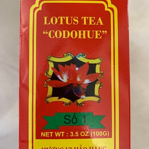 Lotus tea tra man sen Co Do Hue 100g image 2
