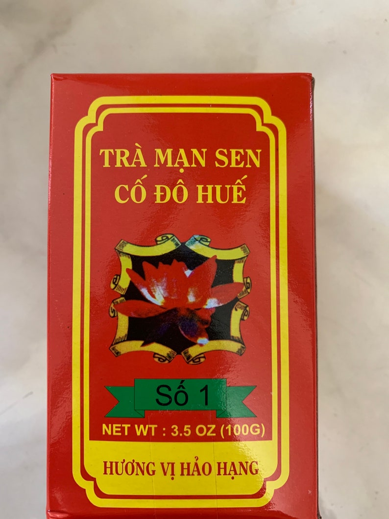 Lotus tea tra man sen Co Do Hue 100g image 1