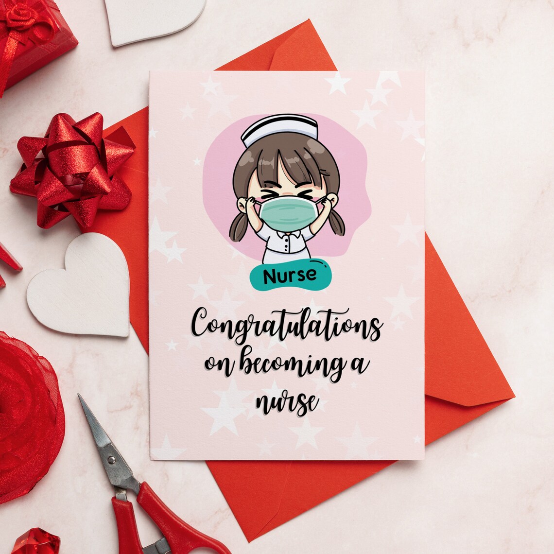 Congratulations on A Nurse Registered Nurse Gift Etsy UK