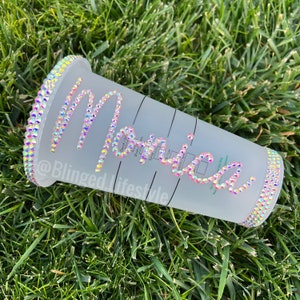 Starbucks Venti Cold Cup: Bling Name Tumbler