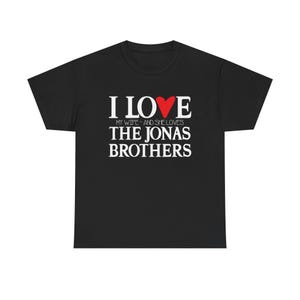JONAS BROTHERS Concert Shirt for Husband | Hubby shirt for jobros concert five albums one night tour Unisex Heavy Cotton Tee
