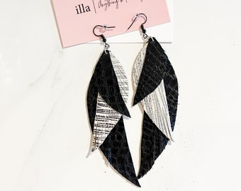 LERATO Feather Earrings | REBEL Collection