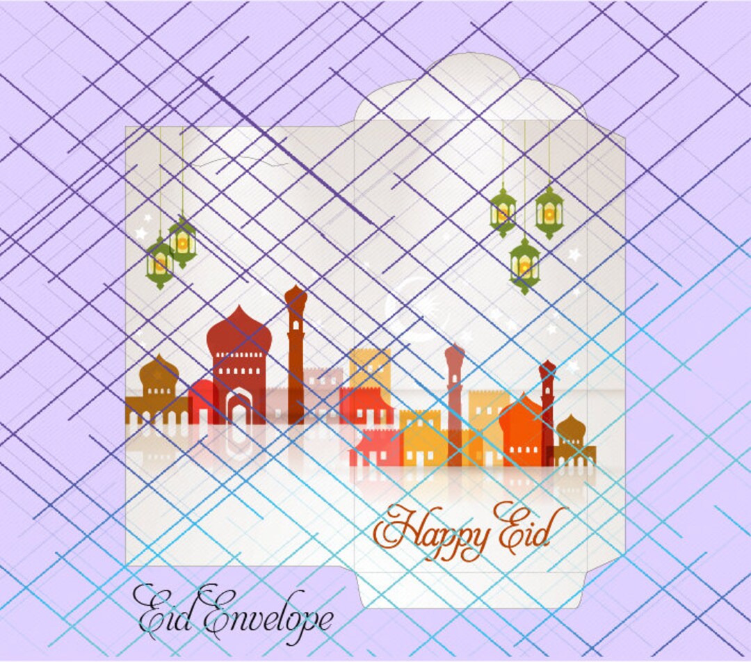 Printable Eid Mubarak Envelope. Jpeg Pdf and Png. Instant - Etsy