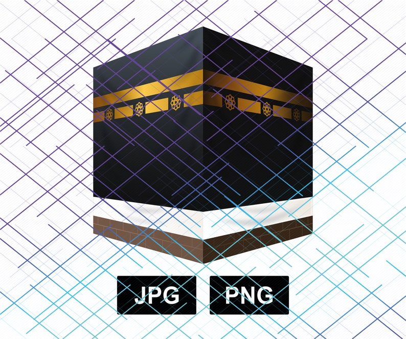 Kaaba Mecca. Masjidil Haram Makkah Jpeg and Png. Instant Etsy UK