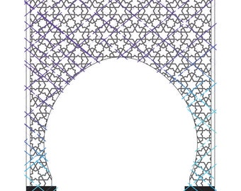 Islamic Arch.  Jpeg, Png and Svg Files. Instant Digital Download.