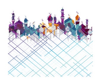 Ramadan Background. Ramadan Mosque Background. Png Svg. Instant Digital Download