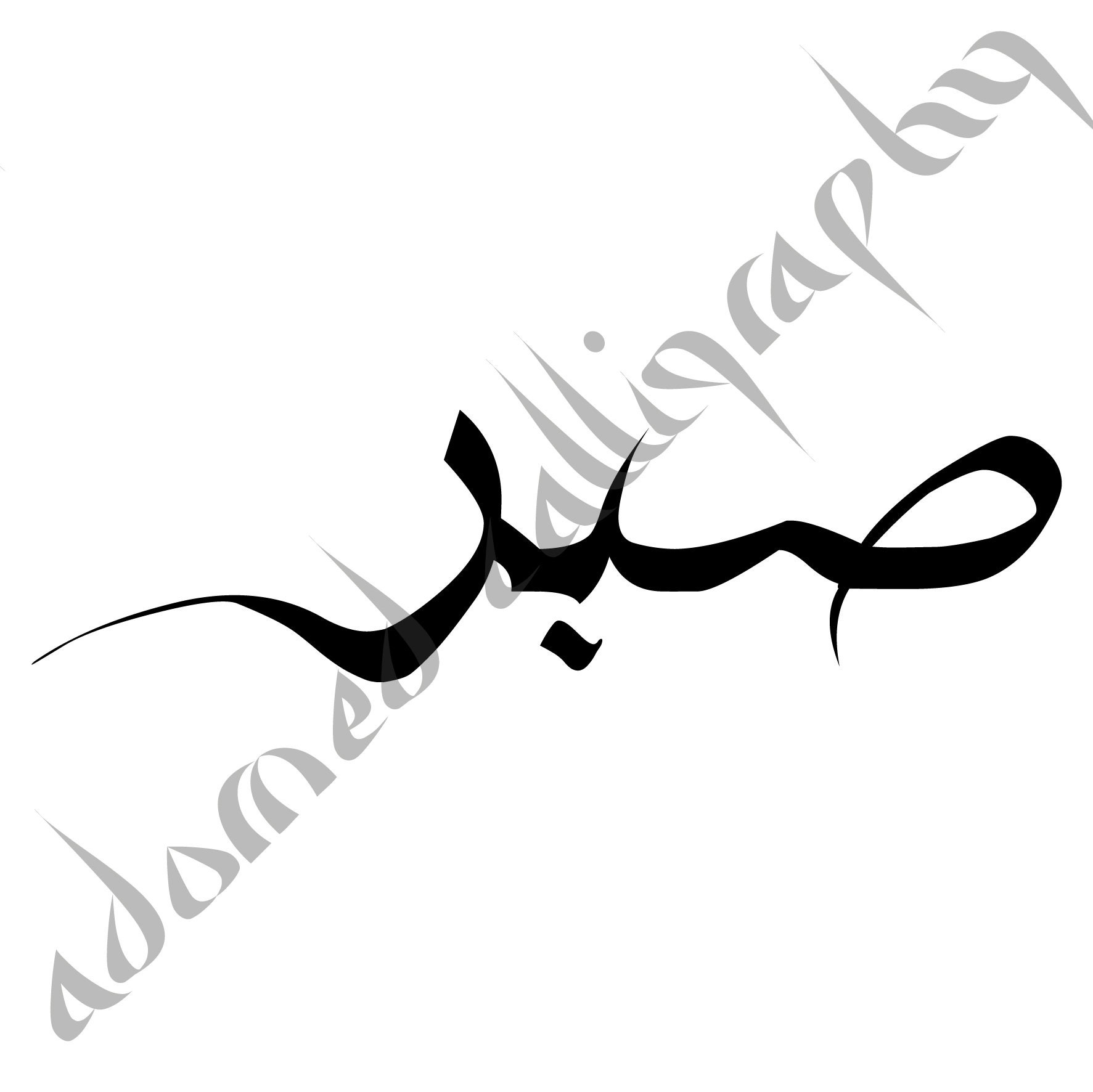 Sabr Patience 29 PNG. Arabic and English Calligraphy. Instant -   Portugal