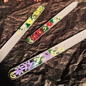 Glass Nail Files Set of 3 pcs / Crystal Nail Files