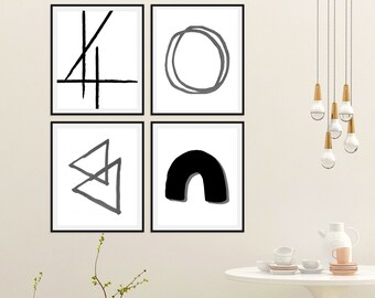 Minimalist Abstract Wall Art Prints