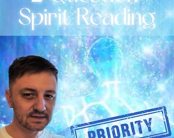 Priority 2 Question Spirit Reading Channeled With No Tools Or Cards, Within 24 Hours, Same Day Guaranteed, FAST RESPONSE!!